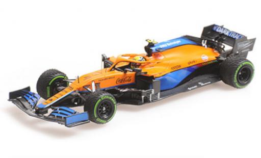 Coche miniatura McLaren F1 1/43 Minichamps MCL35M No.4 Team Formel 1 GP Emilia-Romagna 2021 McLaren F1 1/43 Minichamps MCL35M No.4 Team Formel 1 GP Emilia-Romagna 2021 coche miniatura