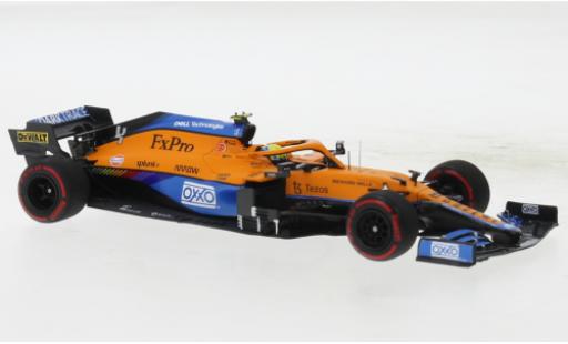 Coche miniatura McLaren F1 1/18 Minichamps MCL35M No.4 Team Formel 1 GP Russland 2021 McLaren F1 1/18 Minichamps MCL35M No.4 Team Formel 1 GP Russland 2021 coche miniatura