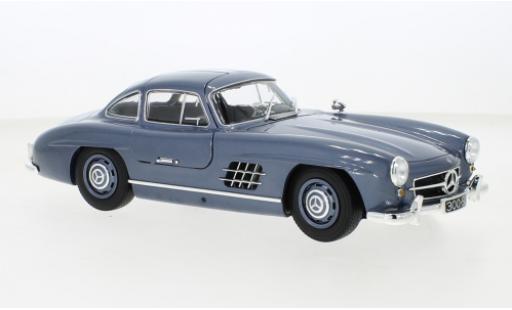 Coche miniatura Mercedes 300 1/18 Minichamps SL (W198) metallise azul 1955 Mercedes 300 1/18 Minichamps SL (W198) metallise azul 1955 coche miniatura