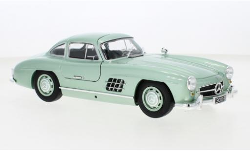 Coche miniatura Mercedes 300 1/18 Minichamps SL (W198) metallise verde 1955 Mercedes 300 1/18 Minichamps SL (W198) metallise verde 1955 coche miniatura