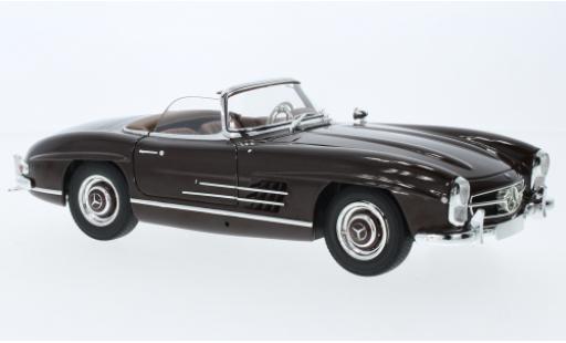 Coche miniatura Mercedes 300 1/18 Minichamps SL Roadster (W198) rouge foncé 1957 Mercedes 300 1/18 Minichamps SL Roadster (W198) rouge foncé 1957 coche miniatura