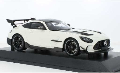Coche miniatura Mercedes AMG GT 1/18 Minichamps Black Series metallise blanche 2020 Mercedes AMG GT 1/18 Minichamps Black Series metallise blanche 2020 coche miniatura