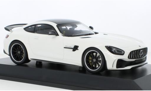 Coche miniatura Mercedes AMG GT 1/18 Minichamps -R metallise blanco 2021 Mercedes AMG GT 1/18 Minichamps -R metallise blanco 2021 coche miniatura