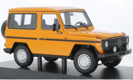 Coche miniatura Mercedes Classe G 1/18 Minichamps G-classe SWB (W460) naranja 1980 Mercedes Classe G 1/18 Minichamps G-classe SWB (W460) naranja 1980 coche miniatura