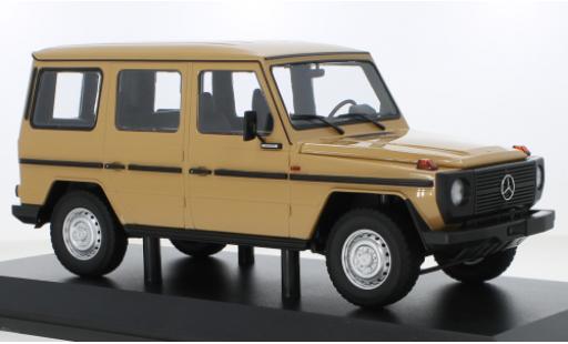Coche miniatura Mercedes Classe G 1/18 Minichamps G-Modell LWB (W460) beige 1980 Mercedes Classe G 1/18 Minichamps G-Modell LWB (W460) beige 1980 coche miniatura