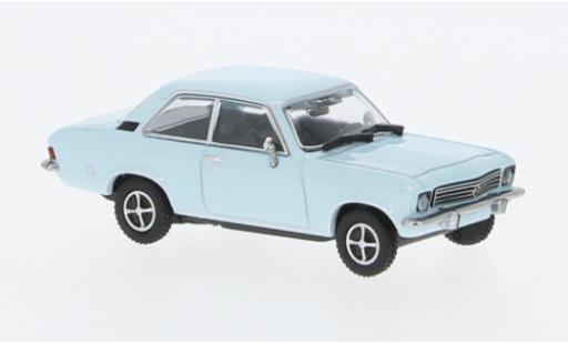 Coche miniatura Opel Ascona 1/87 Minichamps A azul clair 1970 Opel Ascona 1/87 Minichamps A azul clair 1970 coche miniatura