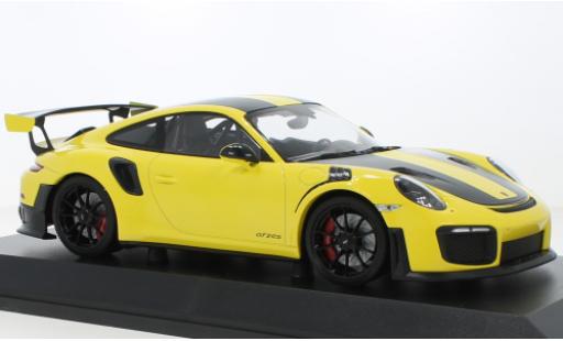 Coche miniatura Porsche 991 GT2 RS 1/18 Minichamps 911 (.2) amarillo 2018 Porsche 991 GT2 RS 1/18 Minichamps 911 (.2) amarillo 2018 coche miniatura