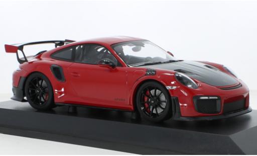 Coche miniatura Porsche 991 GT2 RS 1/18 Minichamps 911 (.2) rojo 2018 Porsche 991 GT2 RS 1/18 Minichamps 911 (.2) rojo 2018 coche miniatura