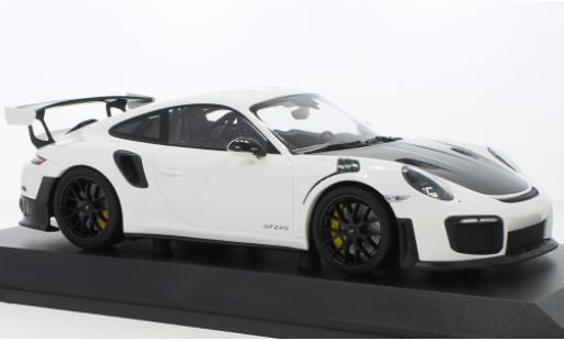Coche miniatura Porsche 991 GT2 RS 1/18 Minichamps 911 (.2) blanco 2018 Porsche 991 GT2 RS 1/18 Minichamps 911 (.2) blanco 2018 coche miniatura