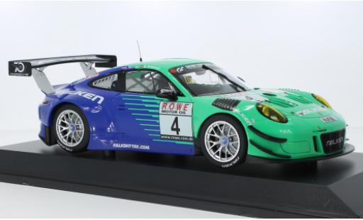 Coche miniatura Porsche 991 GT3 R 1/18 Minichamps 911  No.4 Falken Motorsports Falken VLN Nuerburgring 2018 Porsche 991 GT3 R 1/18 Minichamps 911  No.4 Falken Motorsports Falken VLN Nuerburgring 2018 coche miniatura