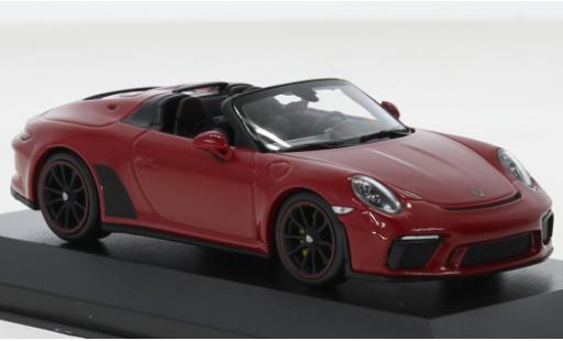 Coche miniatura Porsche 992 Speedster 1/43 Minichamps 911 (991) rojo 2019 Porsche 992 Speedster 1/43 Minichamps 911 (991) rojo 2019 coche miniatura