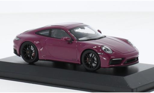 Coche miniatura Porsche 992 GTS 1/43 Minichamps 911  Carrera 4 rouge foncé 2021 Porsche 992 GTS 1/43 Minichamps 911  Carrera 4 rouge foncé 2021 coche miniatura