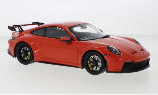 Coche miniatura Porsche 992 GT3 1/18 Minichamps 911  naranja 2021 Porsche 992 GT3 1/18 Minichamps 911  naranja 2021 coche miniatura