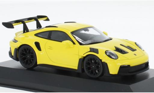Coche miniatura Porsche 992 GT3 R 1/43 Minichamps 911  S amarillo clair 2023 Porsche 992 GT3 R 1/43 Minichamps 911  S amarillo clair 2023 coche miniatura