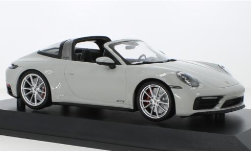 Coche miniatura Porsche 992 Targa 1/18 Minichamps 911  4 GTS gris 2021 Porsche 992 Targa 1/18 Minichamps 911  4 GTS gris 2021 coche miniatura