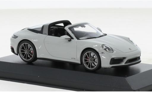 Coche miniatura Porsche 992 Targa 1/43 Minichamps 911  4 GTS gris 2022 Porsche 992 Targa 1/43 Minichamps 911  4 GTS gris 2022 coche miniatura