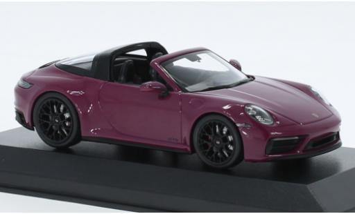 Coche miniatura Porsche 992 Targa 1/43 Minichamps 911  4 GTS violett 2021 Porsche 992 Targa 1/43 Minichamps 911  4 GTS violett 2021 coche miniatura