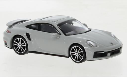 Coche miniatura Porsche 992 Turbo s 1/87 Minichamps 911  Turbo S gris 2020 Porsche 992 Turbo s 1/87 Minichamps 911  Turbo S gris 2020 coche miniatura