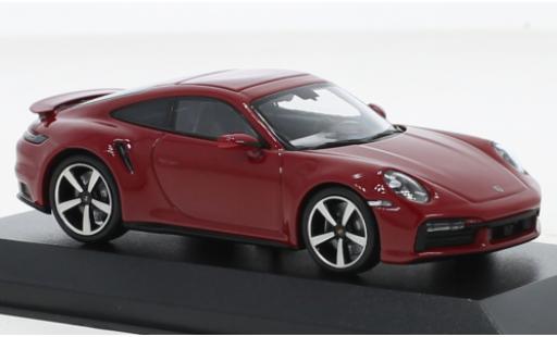 Coche miniatura Porsche 992 Turbo s 1/43 Minichamps 911  Turbo S rouge foncé 2020 Porsche 992 Turbo s 1/43 Minichamps 911  Turbo S rouge foncé 2020 coche miniatura