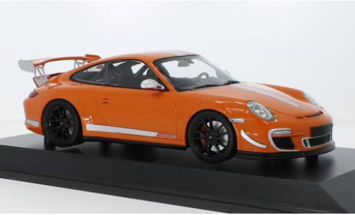 Porsche 997 GT3 RS 1/18 Minichamps 911 (.II) 4.0 naranja/d 2011 coche miniatura