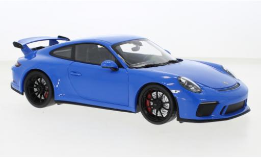 Coche miniatura Porsche 991 GT3 1/18 Minichamps 911 azul 2018 Porsche 991 GT3 1/18 Minichamps 911 azul 2018 coche miniatura
