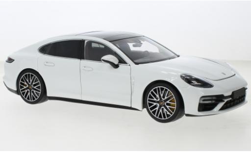 Coche miniatura Porsche Panamera Turbo S 1/18 Minichamps metallise blanche 2020 Porsche Panamera Turbo S 1/18 Minichamps metallise blanche 2020 coche miniatura