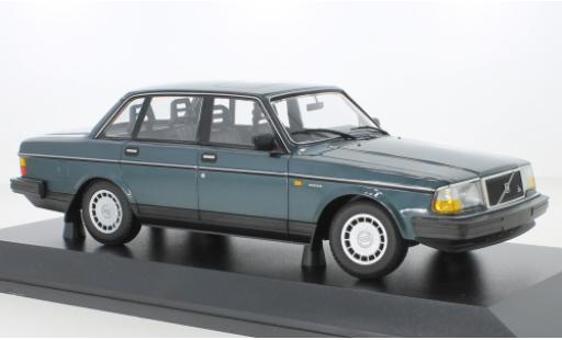 Coche miniatura Volvo 240 1/18 Minichamps GL metallise turquesa 1986 Volvo 240 1/18 Minichamps GL metallise turquesa 1986 coche miniatura