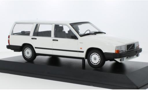 Coche miniatura Volvo 740 1/87 Minichamps GL Break blanche 1986 Volvo 740 1/87 Minichamps GL Break blanche 1986 coche miniatura