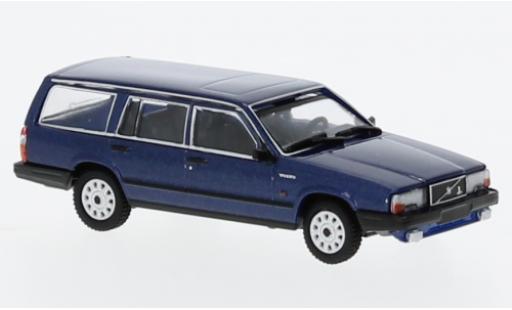 Coche miniatura Volvo 740 1/87 Minichamps GL Break metallise azul foncé 1986 Volvo 740 1/87 Minichamps GL Break metallise azul foncé 1986 coche miniatura