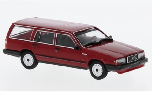 Coche miniatura Volvo 740 1/87 Minichamps GL Break rouge 1986 Volvo 740 1/87 Minichamps GL Break rouge 1986 coche miniatura