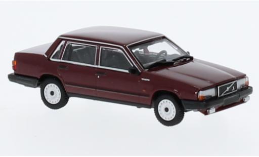 Coche miniatura Volvo 740 1/87 Minichamps GL rouge foncé 1986 Volvo 740 1/87 Minichamps GL rouge foncé 1986 coche miniatura