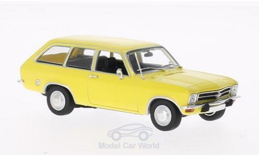 Coche miniatura Opel Ascona 1/43 Minichamps A Voyage amarillo 1970 Opel Ascona 1/43 Minichamps A Voyage amarillo 1970 coche miniatura