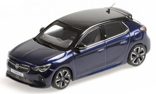 Coche miniatura Opel Corsa 1/43 Minichamps E metalico azul/metalico negro 2019 Opel Corsa 1/43 Minichamps E metalico azul/metalico negro 2019 coche miniatura