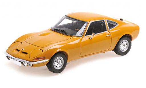 Coche miniatura Opel GT 1/18 Minichamps amarillo 1970 Opel GT 1/18 Minichamps amarillo 1970 coche miniatura