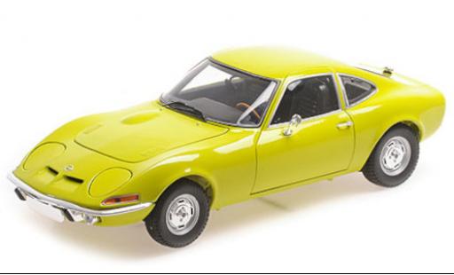 Coche miniatura Opel GT 1/18 Minichamps amarillo 1970 Opel GT 1/18 Minichamps amarillo 1970 coche miniatura
