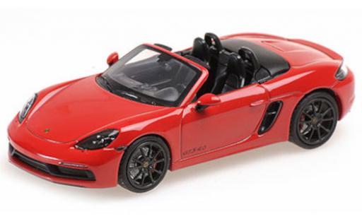 Coche miniatura Porsche Boxster 1/43 Minichamps 718 GTS (982) rojo 2020 Porsche Boxster 1/43 Minichamps 718 GTS (982) rojo 2020 coche miniatura