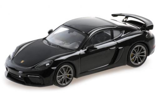 Coche miniatura Porsche Cayman GT4 1/43 Minichamps 718 GT4 (982) negro 2020 Porsche Cayman GT4 1/43 Minichamps 718 GT4 (982) negro 2020 coche miniatura