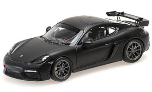 Coche miniatura Porsche Cayman GT4 Clubsport 1/43 Minichamps 718 GT4 Clubsport matt-negro 2020 Plain Body Porsche Cayman GT4 Clubsport 1/43 Minichamps 718 GT4 Clubsport matt-negro 2020 Plain Body coche miniatura