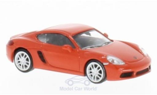 Coche miniatura Porsche Cayman 1/87 Minichamps 718 naranja 2016 Porsche Cayman 1/87 Minichamps 718 naranja 2016 coche miniatura