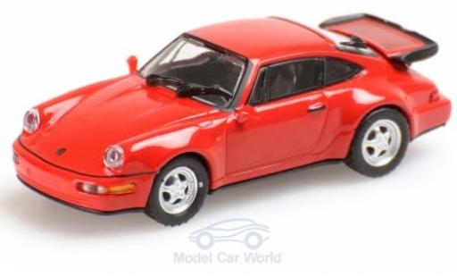 Coche miniatura Porsche 964 Turbo 1/87 Minichamps 911 () Turbo rojo 1990 Porsche 964 Turbo 1/87 Minichamps 911 () Turbo rojo 1990 coche miniatura