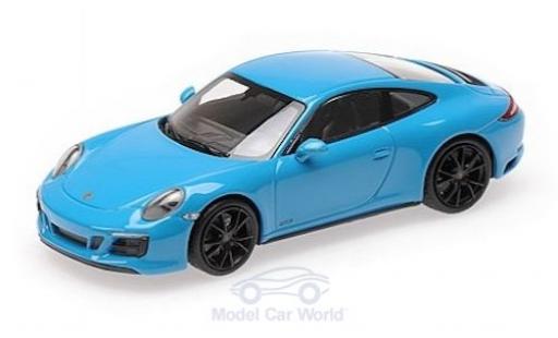 Coche miniatura Porsche 991 GTS 1/43 Minichamps 911 (.2) Carrera 4 GTS azul 2017 Porsche 991 GTS 1/43 Minichamps 911 (.2) Carrera 4 GTS azul 2017 coche miniatura