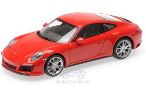Coche miniatura Porsche 991 4S 1/43 Minichamps 911 (.2) Carrera 4S rojo 2016 Porsche 991 4S 1/43 Minichamps 911 (.2) Carrera 4S rojo 2016 coche miniatura