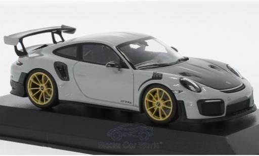 Coche miniatura Porsche 991 GT2 RS 1/43 Minichamps 911 (.2) GT2RS gris 2018 Porsche 991 GT2 RS 1/43 Minichamps 911 (.2) GT2RS gris 2018 coche miniatura
