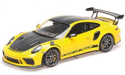 Coche miniatura Porsche 992 GT3 R 1/18 Minichamps 911 (991.2) GT3 RS amarillo 2019 mit Weissach Paket Porsche 992 GT3 R 1/18 Minichamps 911 (991.2) GT3 RS amarillo 2019 mit Weissach Paket coche miniatura