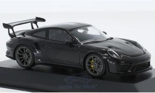Coche miniatura Porsche 991 GT3 RS 1/43 Minichamps 911 (.2) GT3 RS negro 2018 Porsche 991 GT3 RS 1/43 Minichamps 911 (.2) GT3 RS negro 2018 coche miniatura