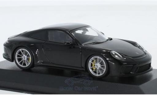 Coche miniatura Porsche 991 GT3 1/43 Minichamps 911 (.2) GT3 Touring metalico negro 2018 Porsche 991 GT3 1/43 Minichamps 911 (.2) GT3 Touring metalico negro 2018 coche miniatura