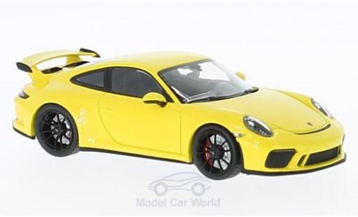 Coche miniatura Porsche 991 GT3 1/43 Minichamps 911 () GT3 amarillo 2016 Porsche 991 GT3 1/43 Minichamps 911 () GT3 amarillo 2016 coche miniatura