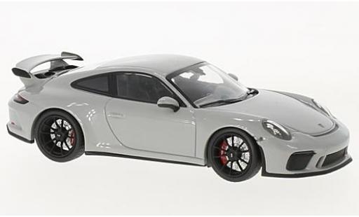 Coche miniatura Porsche 991 GT3 1/43 Minichamps 911 () GT3 gris 2017 Porsche 991 GT3 1/43 Minichamps 911 () GT3 gris 2017 coche miniatura