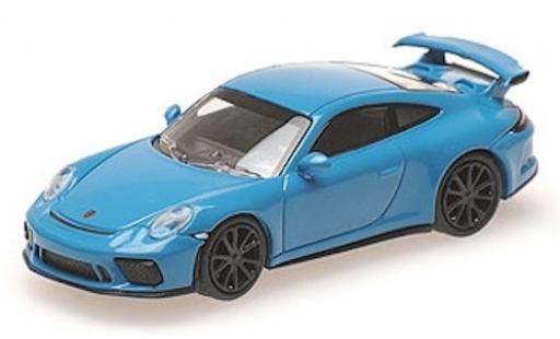 Coche miniatura Porsche 991 GT3 1/87 Minichamps 911 () GT3 azul 2017 Porsche 991 GT3 1/87 Minichamps 911 () GT3 azul 2017 coche miniatura