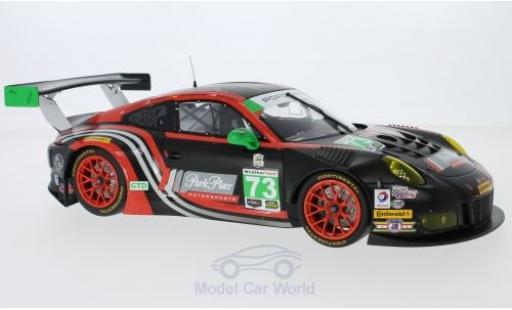 Porsche 991 GT3 R 1/18 Minichamps 911 () GT3 R No.73 Park Place Motorsport 24h Daytona 2017 P.Lindsey/J.Bergmeister/J.McMurray/N.Siedler coche miniatura